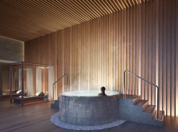 Spa, Health & Wellness Centre. Image: Glenvill Group Melbourne adds the World’s Most Liveable suburb title via YarraBend