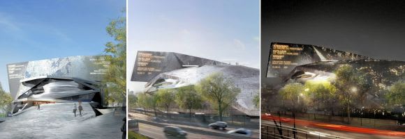 Jean Nouvel's Philharmonie de Paris. Image courtesy Dezeen Magazine Five designs to make Fed Square East proud