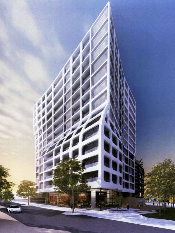 Artist's impression of 40 Hall Street. Image © Plus Leighton initiate the Readings Moonee Ponds transformation
