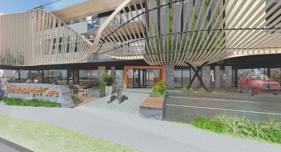 Doncaster Road frontage. Image: ClarkeHopkinsClarke Benetas goes bigger on Doncaster Hill
