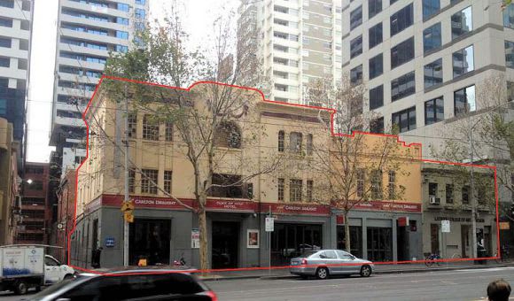 Facing demolition. Image courtesy DKO Architecture Figtree's Melbourne foray: 293-303 La Trobe Street, Melbourne