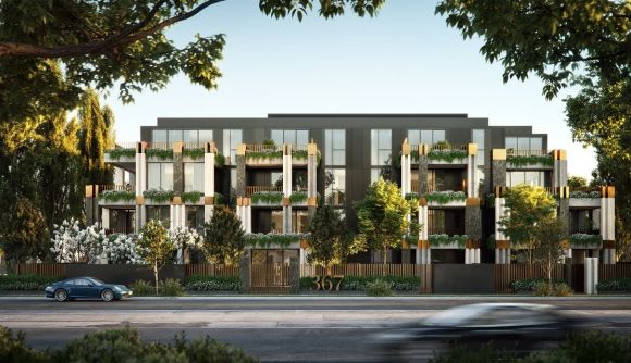 The Gardens of Kew exterior perspective Beulah International hits the hyper luxury heights in Kew
