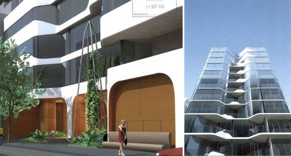 Further perspectives created by Plus Architecture DealCorp's spinalscraper: 42-48 Claremont Street, South Yarra