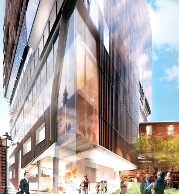 The tower's exterior. Planning image: John Wardle architects Key sticking points hammered out as ISPT seeks approval for its Spring Street tower
