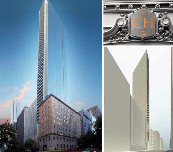 The previous 466 Collins Street and contemporary sales image to boot. Render courtesy Bates Smart 466 Collins Street emerges as Collins House Melbourne