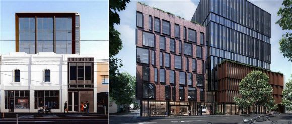 Commercial projects slated for Bridge Road and Gipps Street. Images: 8 Property Investments & Hayball Yarra's commercial prospects reloaded