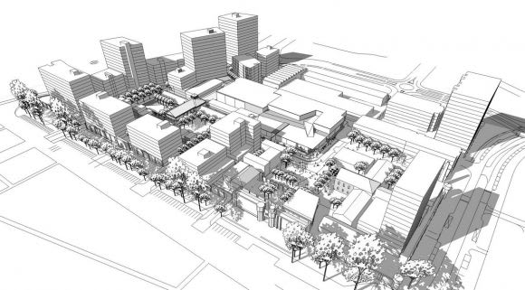 Precinct massing as per the Pentridge Coburg Masterplan A breath of fresh Air for Pentridge in Coburg