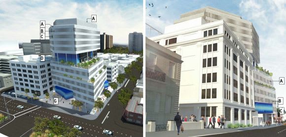 Differing angles of the expanded campus. Image: Lyons ACU's new Lyons-designed campus goes to construction tender