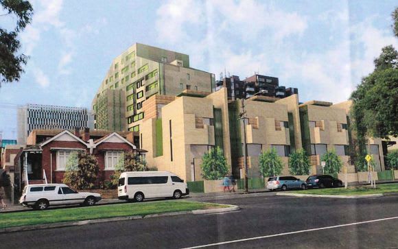 Chapman Street perspective of the new development. Planning image: MGS Architects VincentCare's Flemington Road project a boost for homeless housing