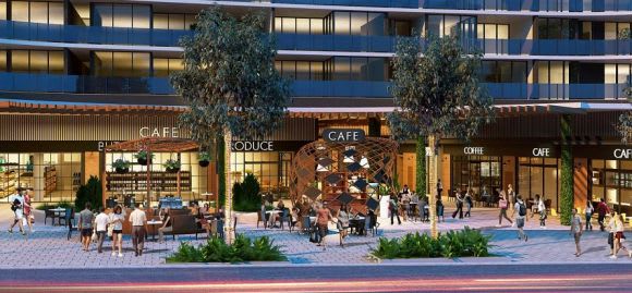 Montague Markets and Residences' new promenade space. Image: Pradella Pradella moves on Brisbane's West End with Montague Markets and Residences