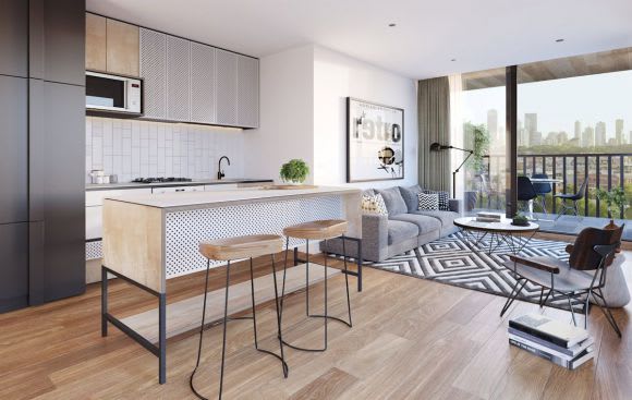 A two bedroom interior. Image courtesy SPEC Property Trilby Apartments a reflection of its target market