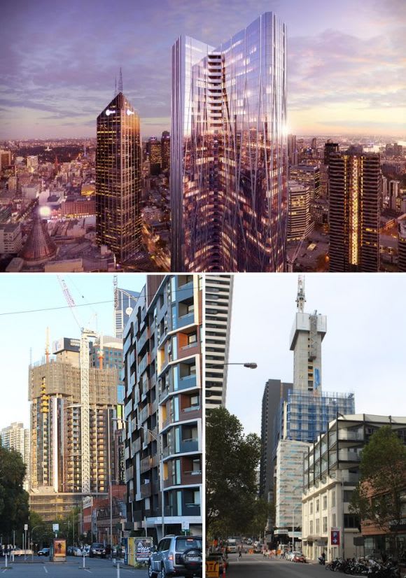 Avant, Empire and EQ Tower The chronology and evolution of A'Beckett Street