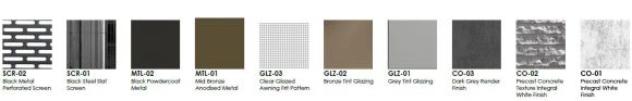 Expected materials palette. Image © dKO Architects BPM awaiting a decision for their South Melbourne tower