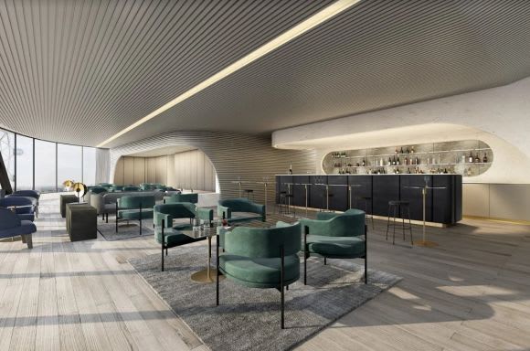 The Marriott's intended poolside bar. Image: Capital Alliance Two new Melbourne hotels flaunt their design credentials