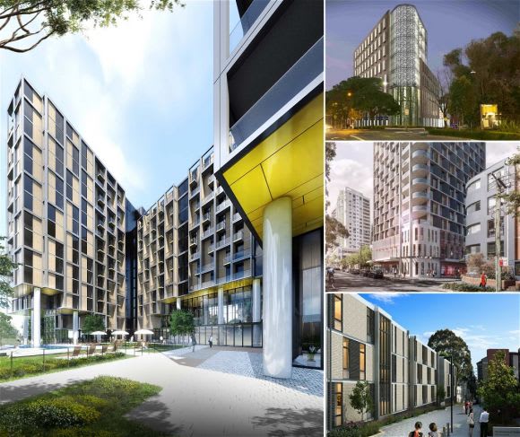 A selection of current Sydney student accommodation projects Guansheng Australia pushes student accommodation into Sydney's CBD