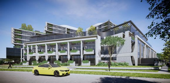 Lemont Avenue perspective. Planning image: Rothelowman Mount Waverley receives the Rothelowman touch prior to a VCAT visit