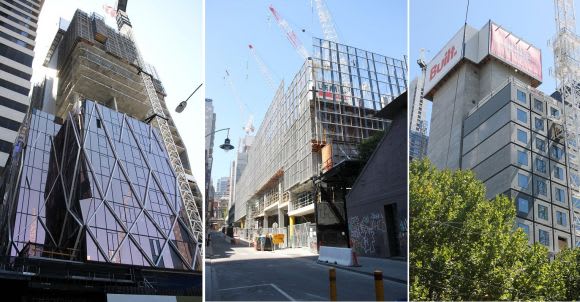 Avant, Aurora and Scape Swanston. Images: Ryan Seychell Where the tall ones are: a construction snapshot of the CBD's northern talls