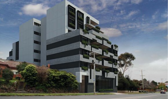 455 Upper Heidelberg Road. Planning image: MAP Architecture Melbourne planning and development news in brief