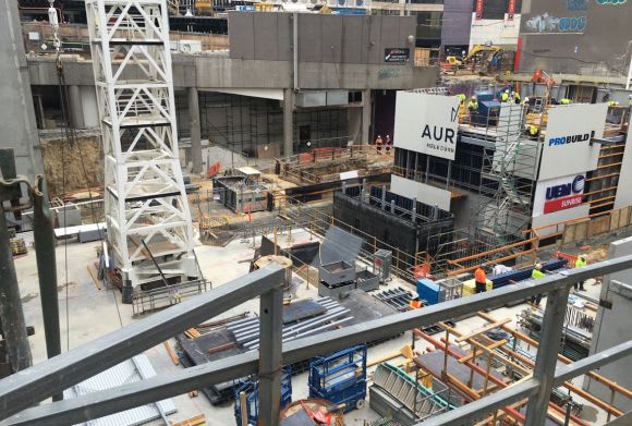 Aurora Melbourne Central on the rise. Image: Adrian The changing face of Melbourne's northern CBD