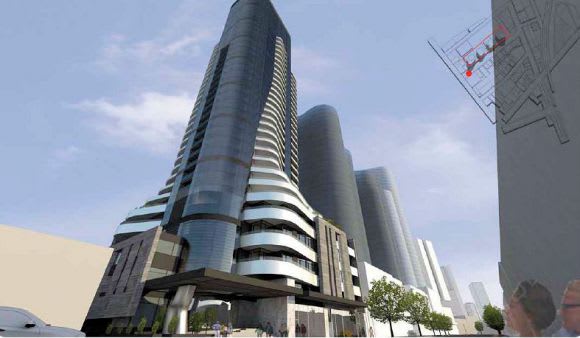 Ths basis of the approved development. Image © ROTHELOWMAN An accurate list of Fishermans Bend approvals