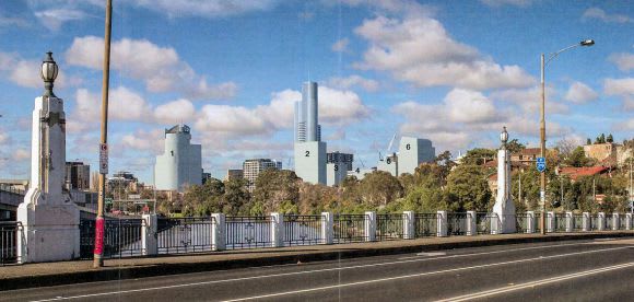The Capitol above an otherwise expanding South Yarra skyline. Image courtesy Bates Smart 190 metre tower sought for South Yarra