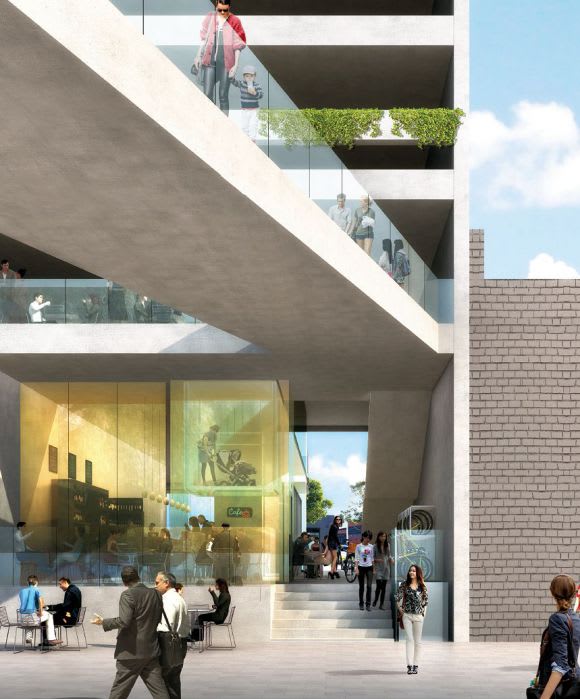 Railway Place through link.Image courtesy DCM We say, they say > 171-183 Ferrars Street, South Melbourne