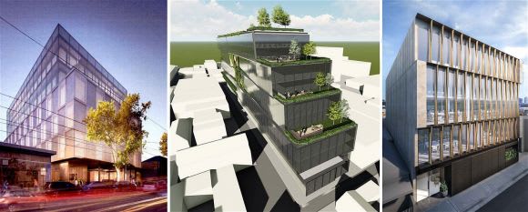 Swan, Church and Cubitt. Images: JCB, Cox & Project Group Yarra's commercial prospects reloaded