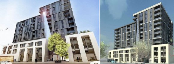 Rothelowman and DCA schemes side by side An approved Footscray development takes flight once more