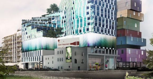 Light and colour are set to dominate lower levels. Image courtesy Plus Architecture St Kilda Junction subject to its biggest development yet
