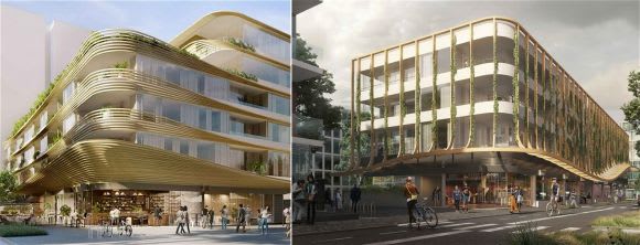 Crown Group's initial two residential intentions for Waterloo. Planning images: Koichi Takada Architects Third time over; Crown Group tracks a third Waterloo apartment project