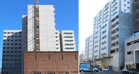 Leicester Street is prison-like in its appearance An overview of Melbourne's student accommodation projects