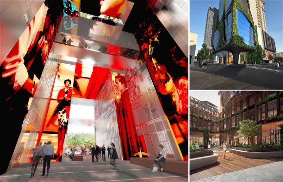 Podiums with intent: 54 Clarke Street, Queens Place and 383 La Trobe Street When the podium works... it really works