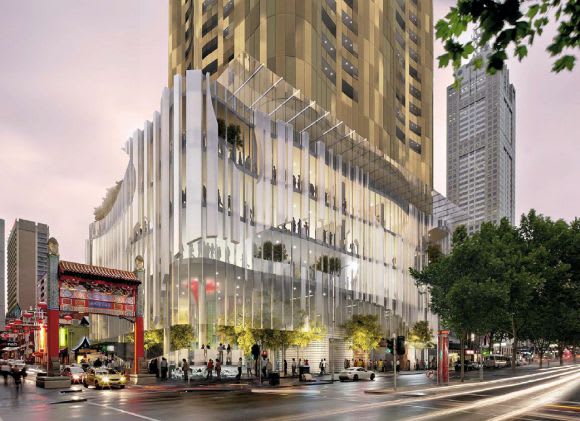 Artist's impression of 180 Russell Street's street level activation. Image courtesy Buchan Group Richard Gu on the refined intentions of AXF Group