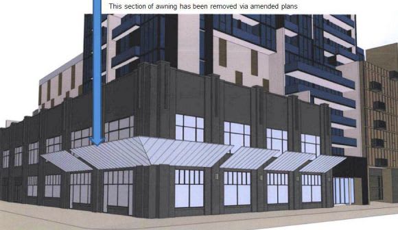 The podium as seen within the future Melbourne report. Image © Central Equity Central Equity seeking size > 1-11 Balston Street, Southbank