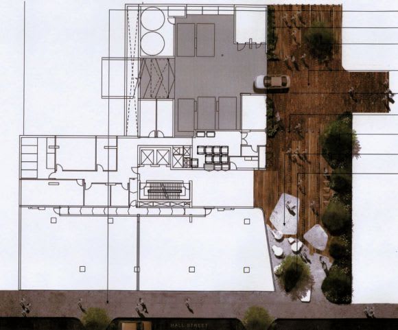 Expected ground level layout. Image © Oculus Leighton initiate the Readings Moonee Ponds transformation