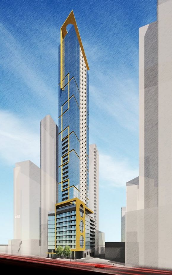 Artist's impression of the new Southbank tower. Planning image: Fender Katsalidis Another substantial Southbank tower emerges