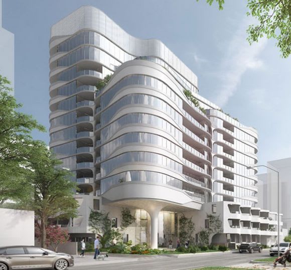 Box Hill's 16-22 Wellington Road. Image: Elenberg Fraser Melstone moves on Melbourne's eastern suburbs