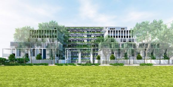 The rear aspect of 35-41 Dalgety Street. Planning image: Rothelowman Oakleigh, Cremorne and Southbank in line for significant developments