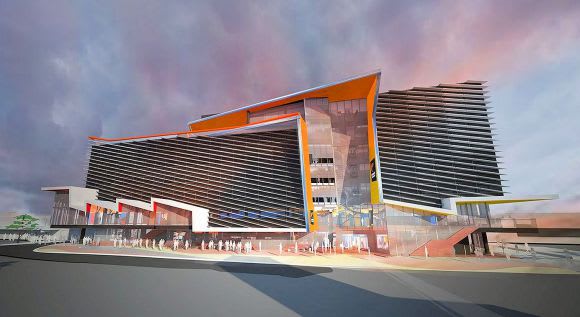 Brimbank Community and Civic Centre. Image courtesy Lyons Green Chemical Futures another Lyons marvel