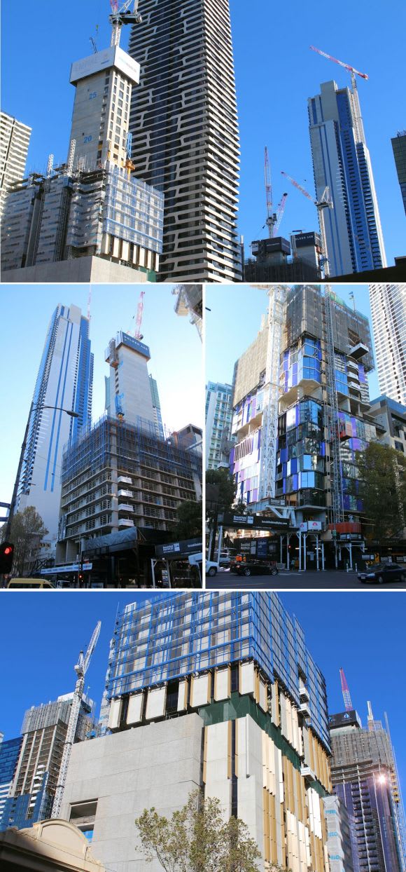 Having all your ducks in a row along Elizabeth Street The CBD's northern construction boom in colour
