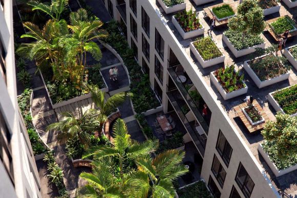 Courtyard perspective. Image: Viapac Group Viapac Group launches Oakleigh's largest development