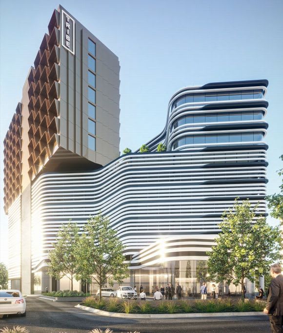 12 Nexus Court in full. Planning image: Gray Puksand / Technē Nexus Court's hotel receives the nod