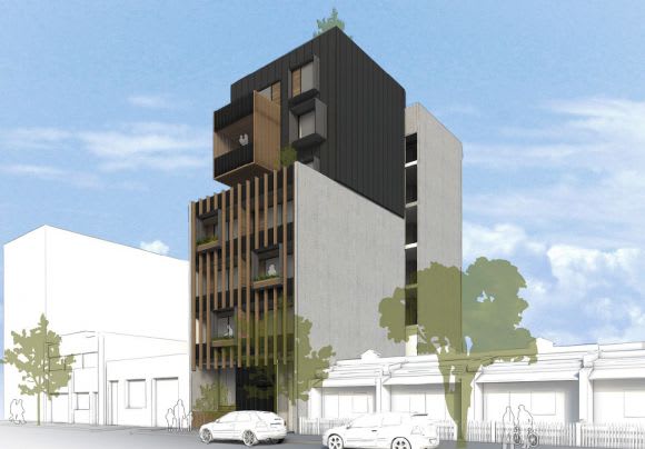 179 Gladstone Street, South Melbourne. Image courtesy JCB The finesse of timber revisited