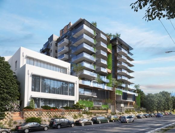 Street level perspective. Image: Urbourne Architecture Doubling up in Greensborough