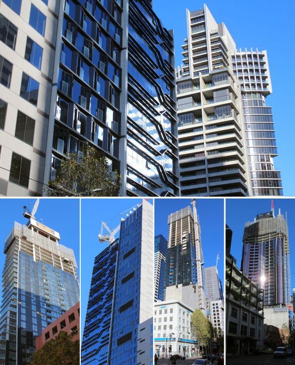 La Trobe Street also maintains strong construction activity The CBD's northern construction boom in colour