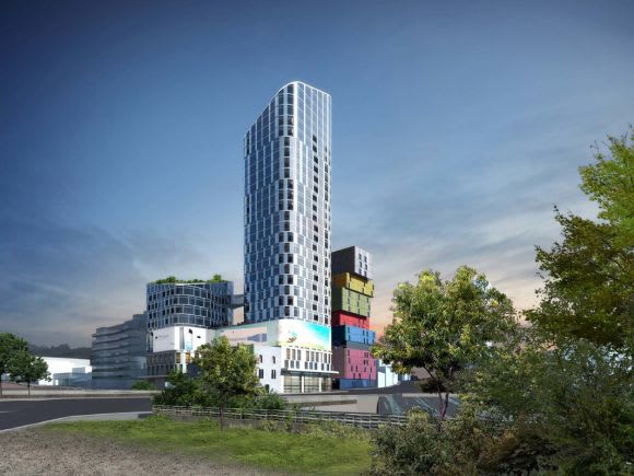 A previous scheme for the site. Planning Image: Plus Architecture LAS Group's Les Smith discusses One Wellington