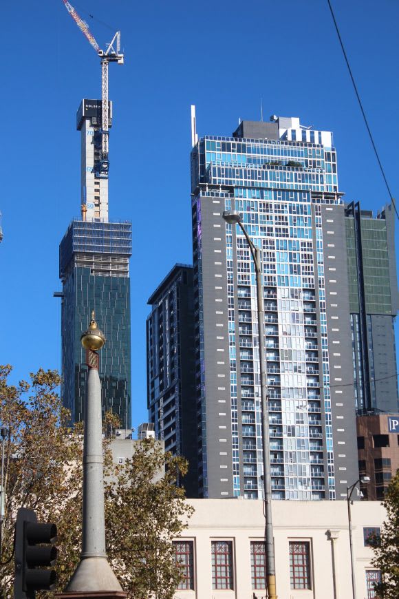 Image by Mark Baljak, originally posted 12/05/2017 The state of construction in Melbourne - mid May