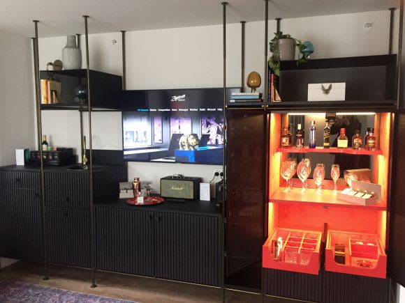 In-room cocktail bars In-room cocktail bars