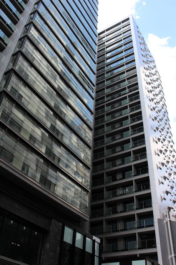 Ground level perspective In Focus - The William @ 199 William Street, Melbourne