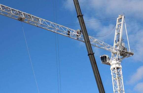 Trilby in Collingwood received its tower crane during mid October Its a record! Metropolitan Melbourne crane count November 2017